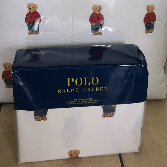 polo queen sheet set